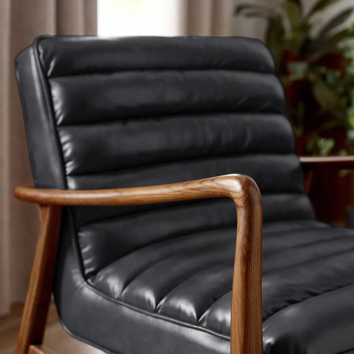 Marshall Faux Leather Accent Chair - Julian Bowen