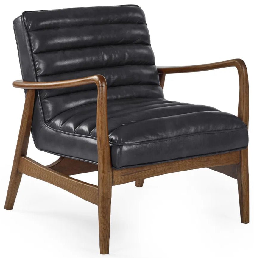 Marshall Faux Leather Accent Chair - Julian Bowen