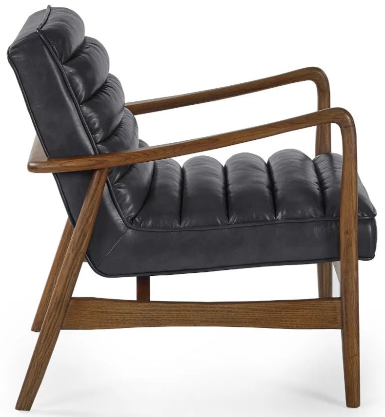 Marshall Faux Leather Accent Chair - Julian Bowen