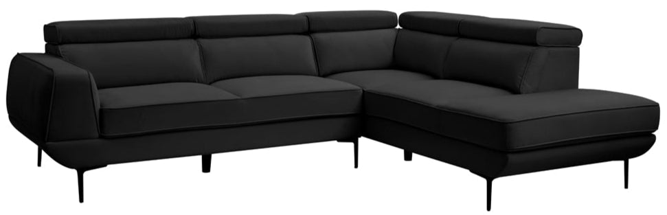Martina Velvet Right Hand Corner Terminal Sofa - TGC
