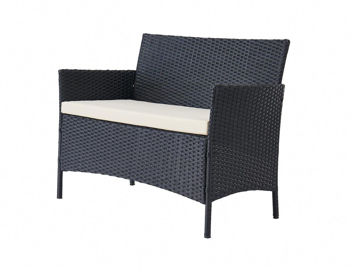 Maya 5 Piece Rattan Garden Set with Bench - TGC
