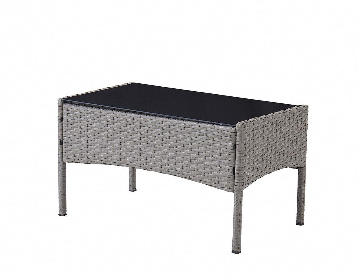 Maya 5 Piece Rattan Garden Set with Bench - TGC