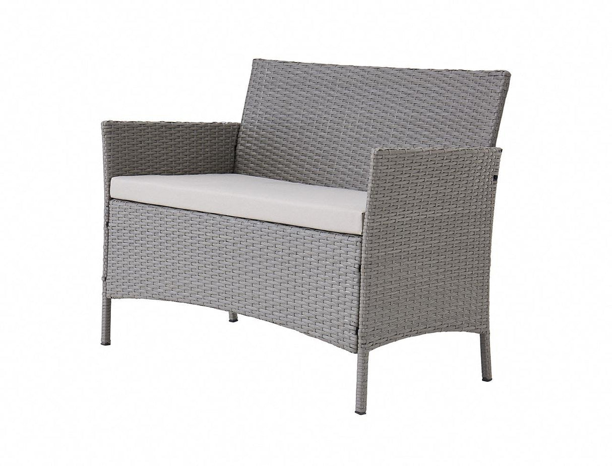 Maya 5 Piece Rattan Garden Set with Bench - TGC