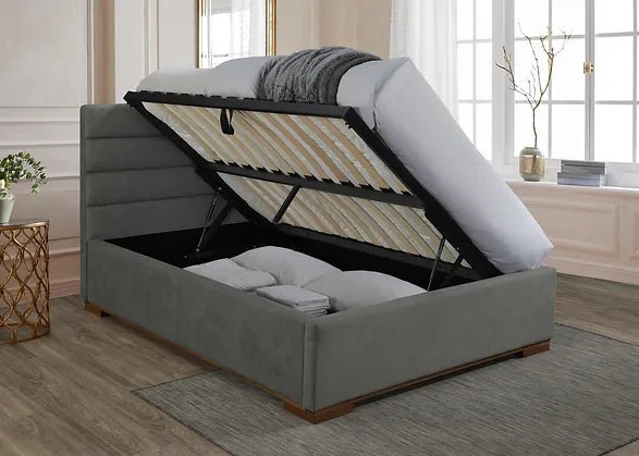 Mayfair Fabric Ottoman Bed Frame - Time Living