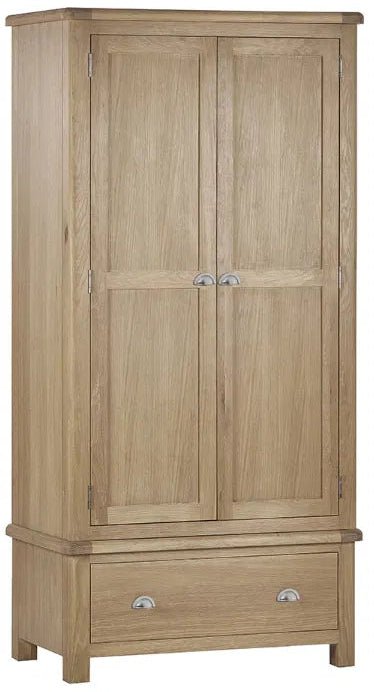 Memphis 2 Door 1 Drawer Double Wardrobe - Julian Bowen
