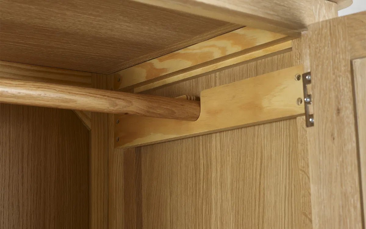 Memphis 2 Door 1 Drawer Double Wardrobe - Julian Bowen