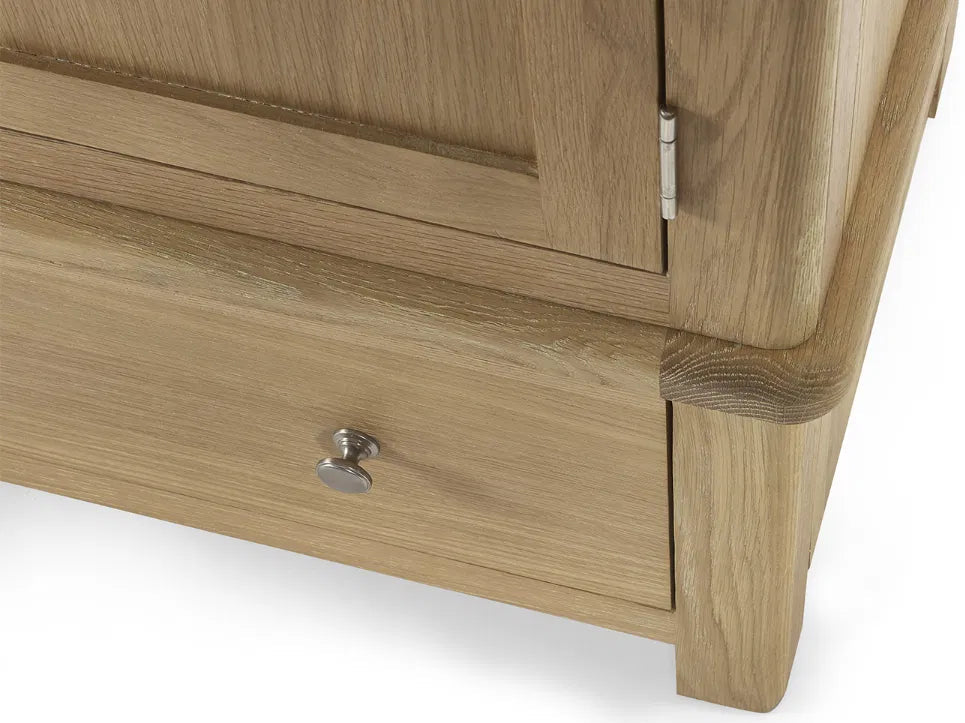 Memphis 2 Door 1 Drawer Double Wardrobe - Julian Bowen