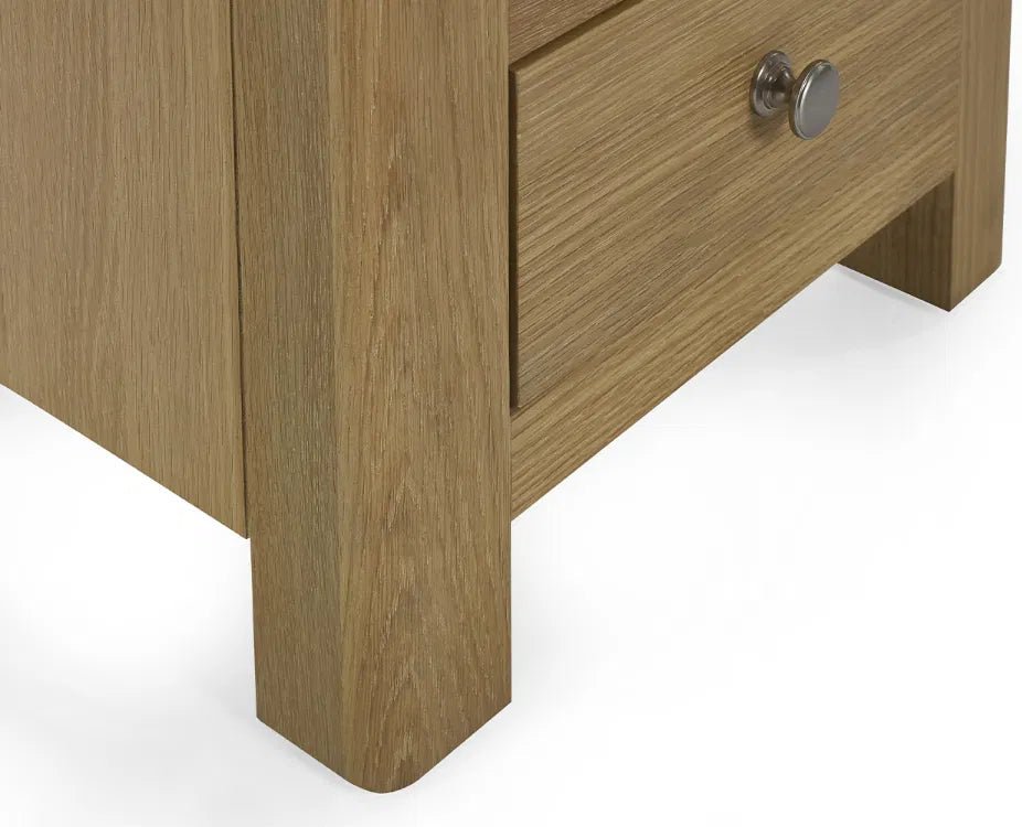 Memphis 3 Drawer Bedside Table - Julian Bowen