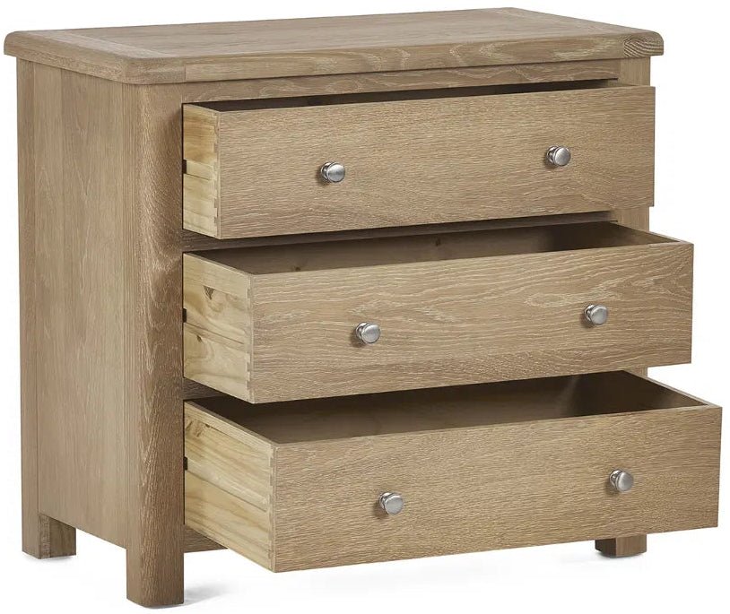 Memphis 3 Drawer Chest - Julian Bowen