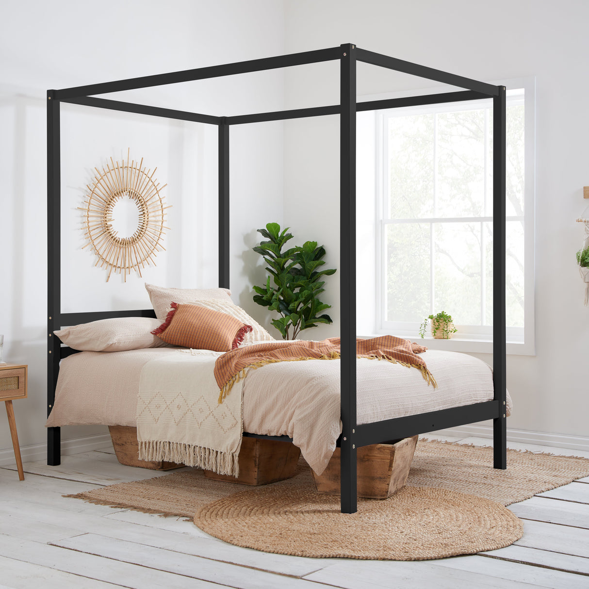 Mercia Four Poster Bed Frame - Birlea