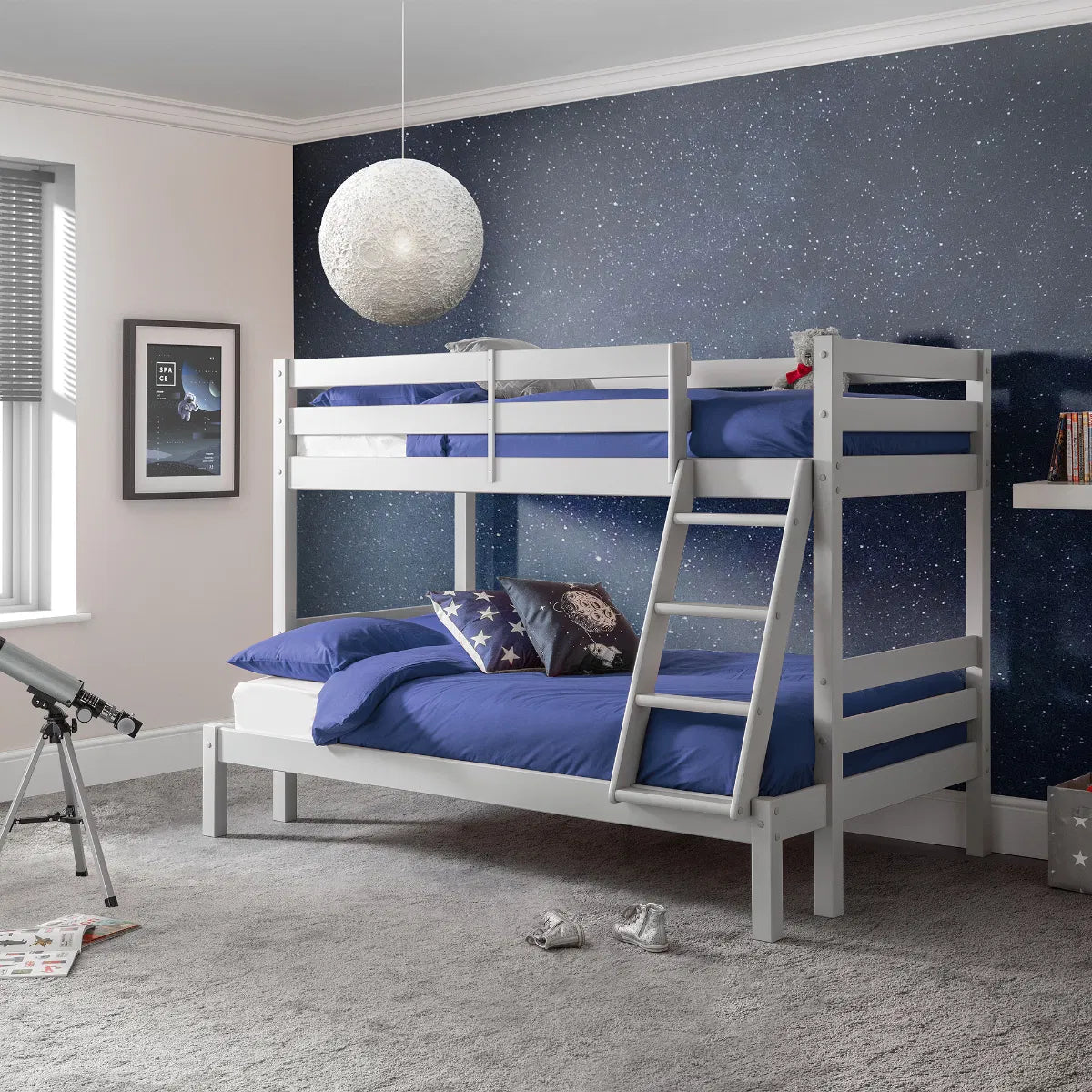 Merlin 3ft and 4ft Triple Sleeper Bunk - Julian Bowen