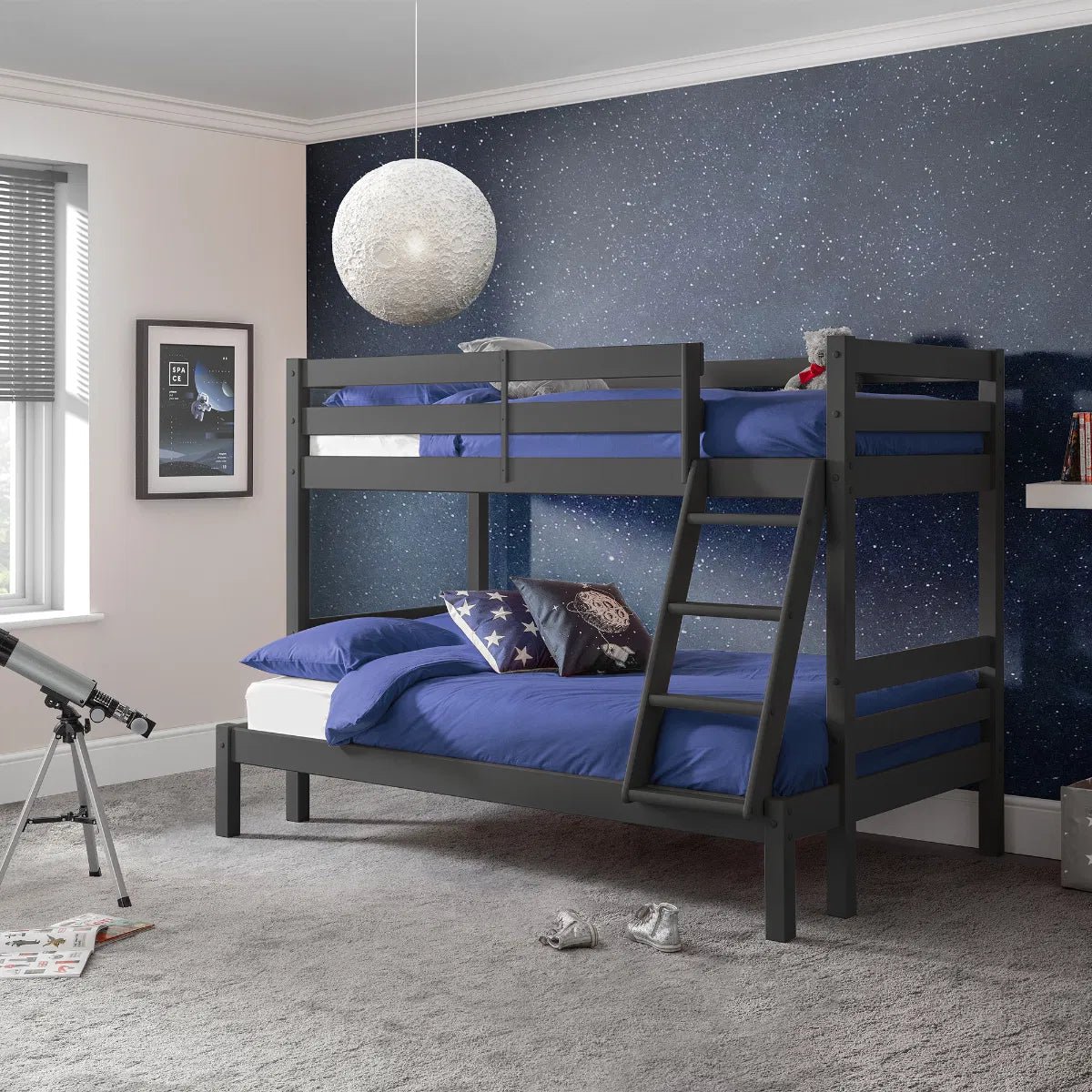 Merlin 3ft and 4ft Triple Sleeper Bunk - Julian Bowen