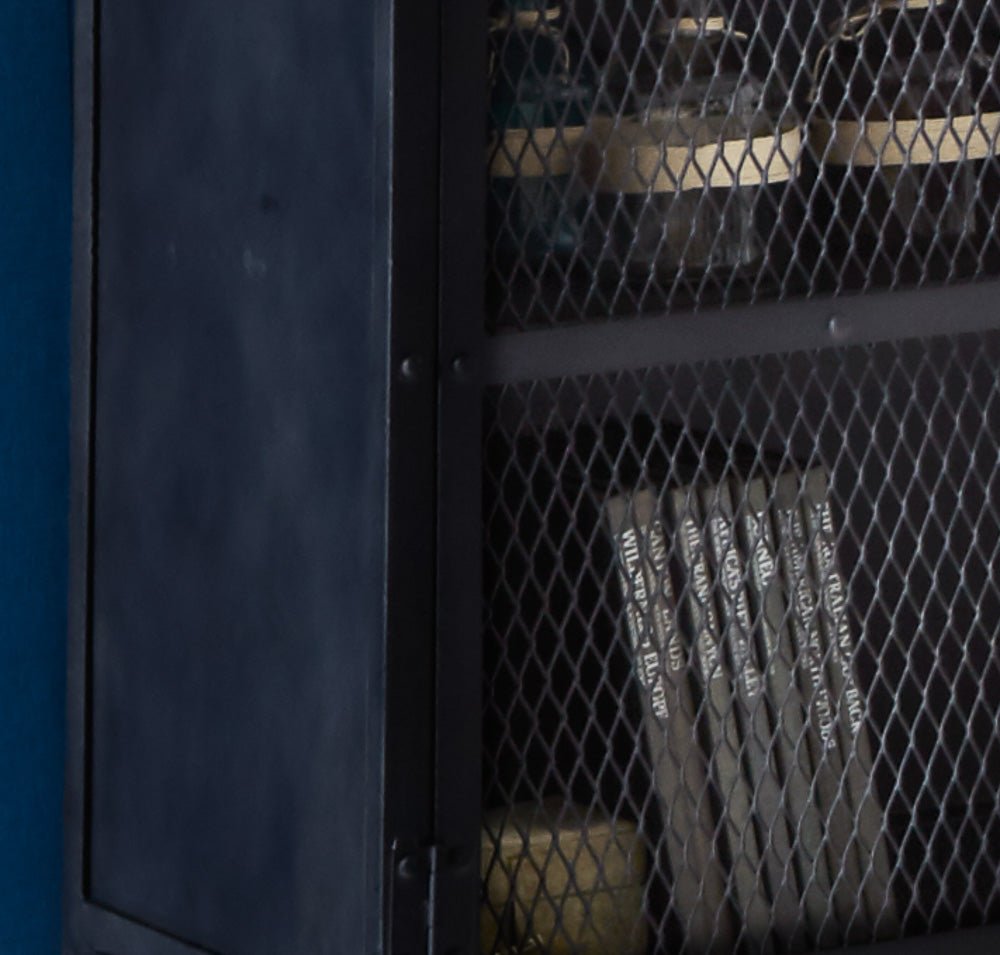 Metalica Industrial Iron 2 Door Sideboard - Indian Hub