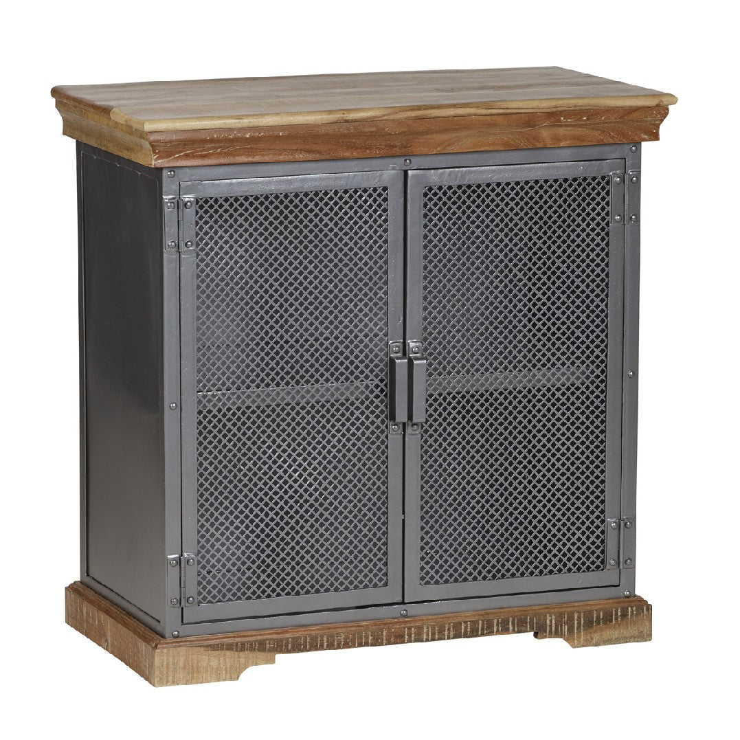 Metropolis Industrial 2 Door Sideboard - Indian Hub