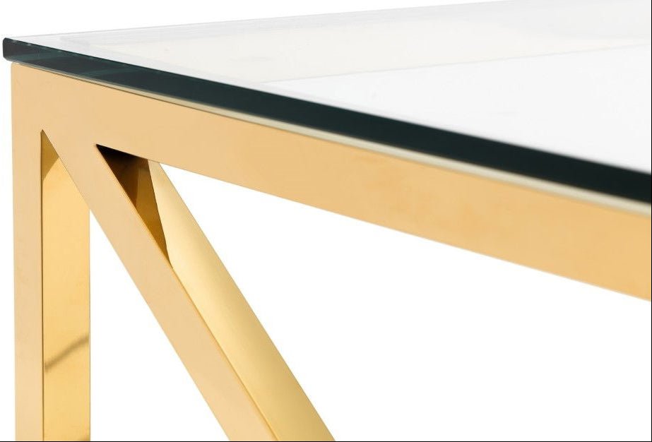 Miami Glass Top Coffee Table - Julian Bowen