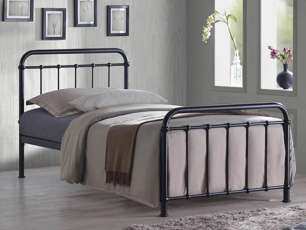 Miami Metal High Foot End Bed Frame - Time Living