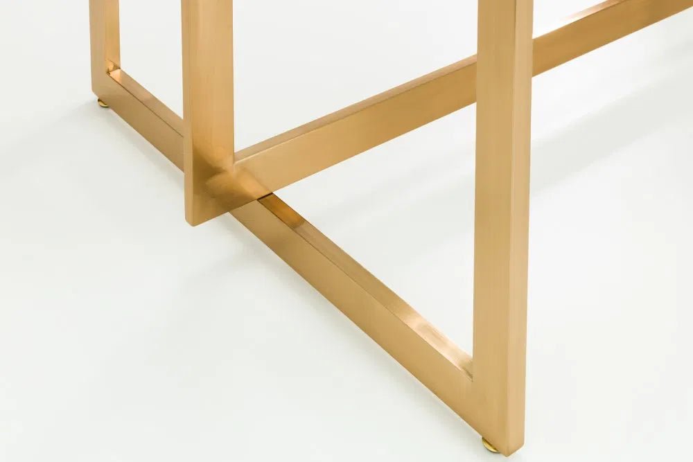 Minori Glass Top Dining Table - Julian Bowen