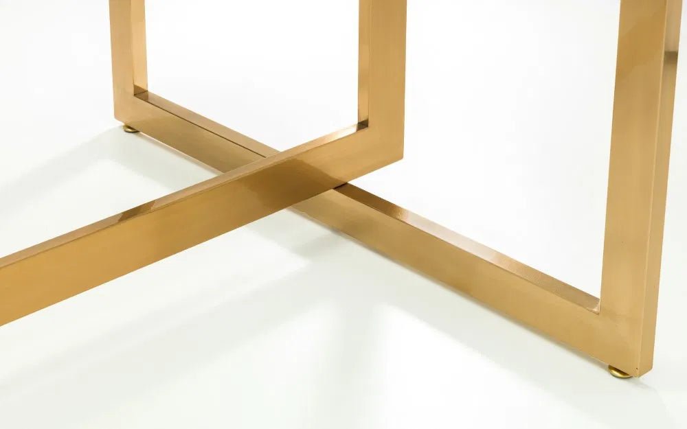 Minori Glass Top Dining Table - Julian Bowen