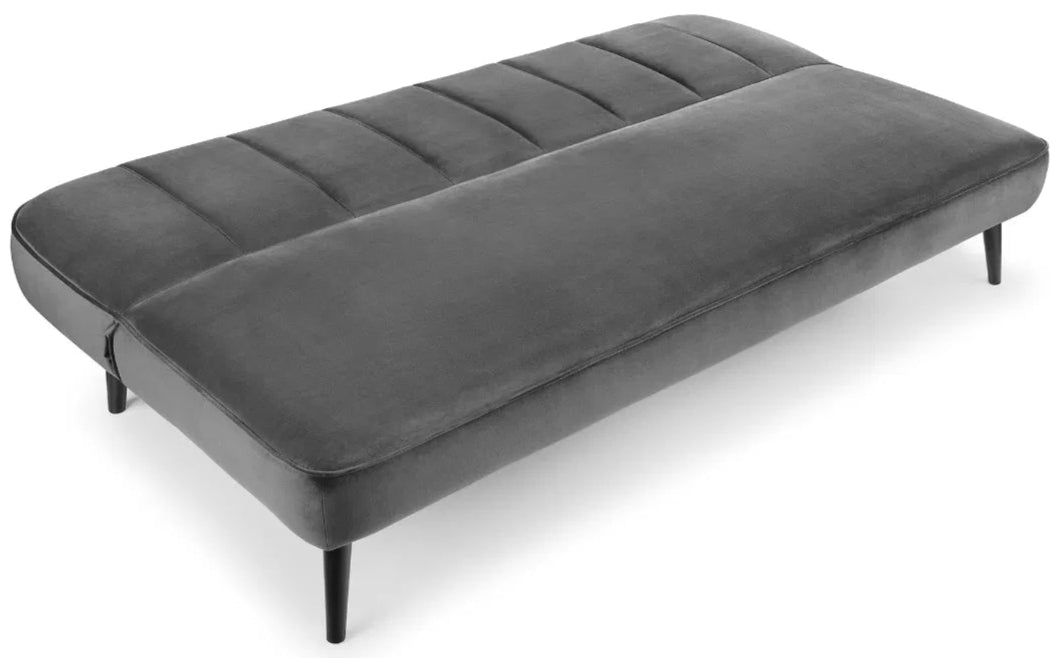 Miro Curved Back Velvet Sofa Bed - Julian Bowen