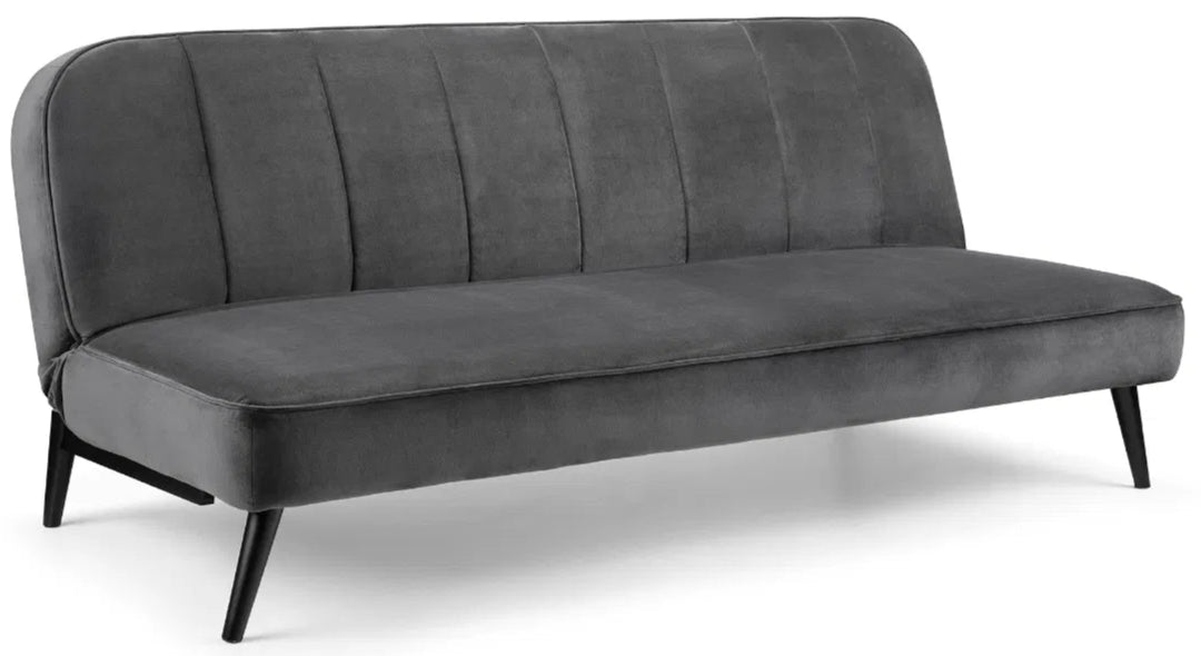 Miro Curved Back Velvet Sofa Bed - Julian Bowen