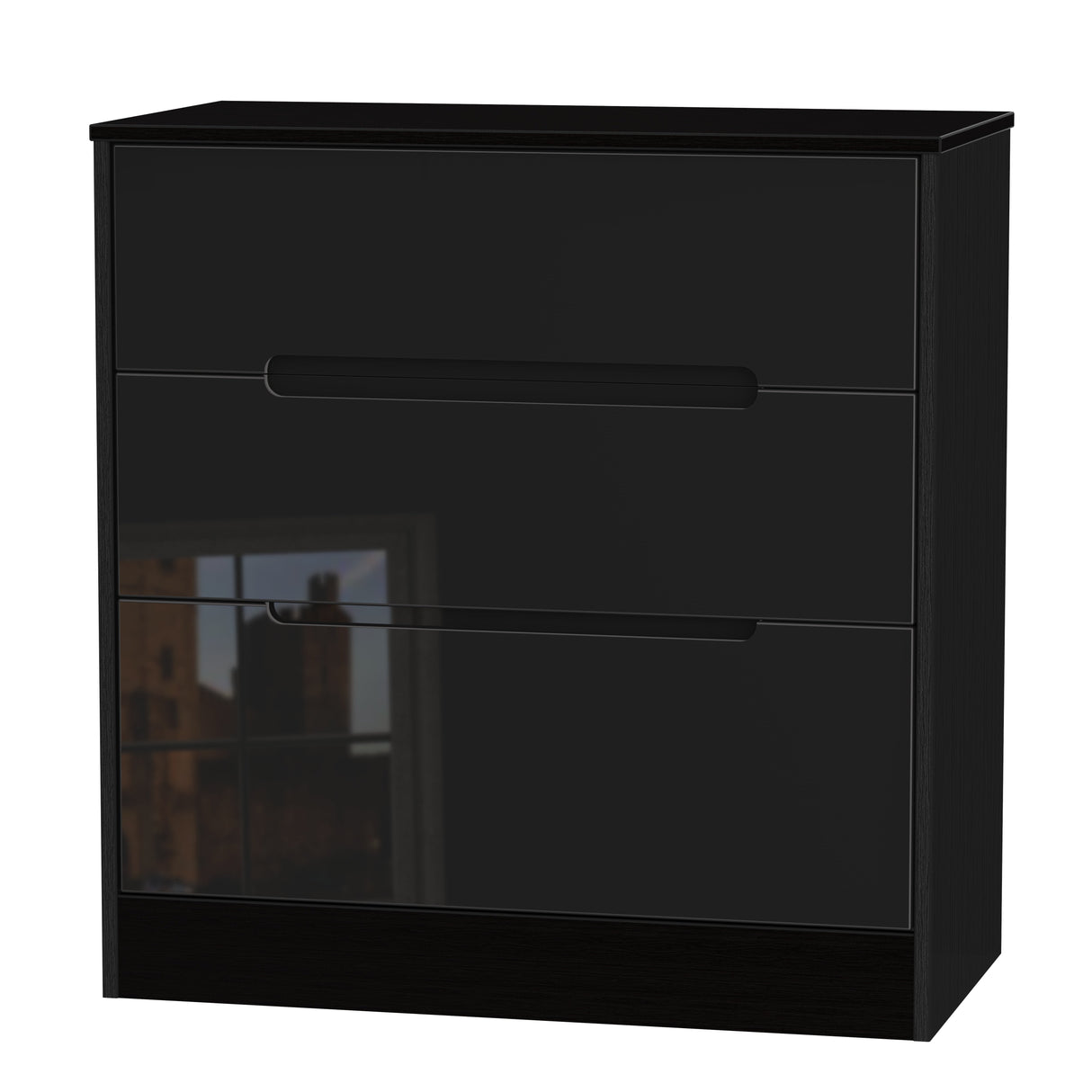 Monaco 3 Drawer Deep Chest - Welcome Furniture