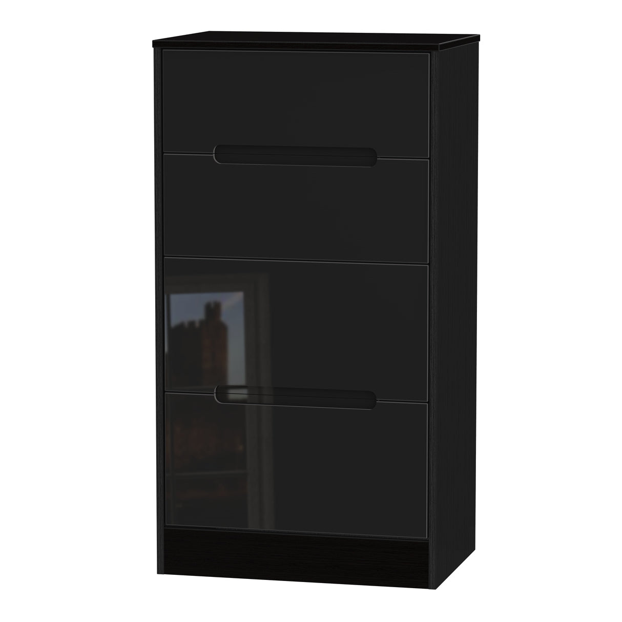 Monaco 4 Drawer Deep Midi Chest - Welcome Furniture