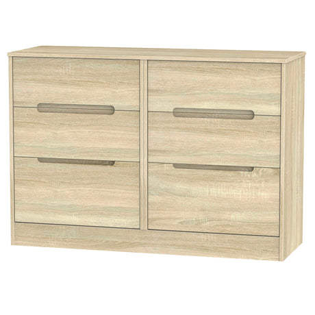 Monaco 6 Drawer Midi Chest - Welcome Furniture