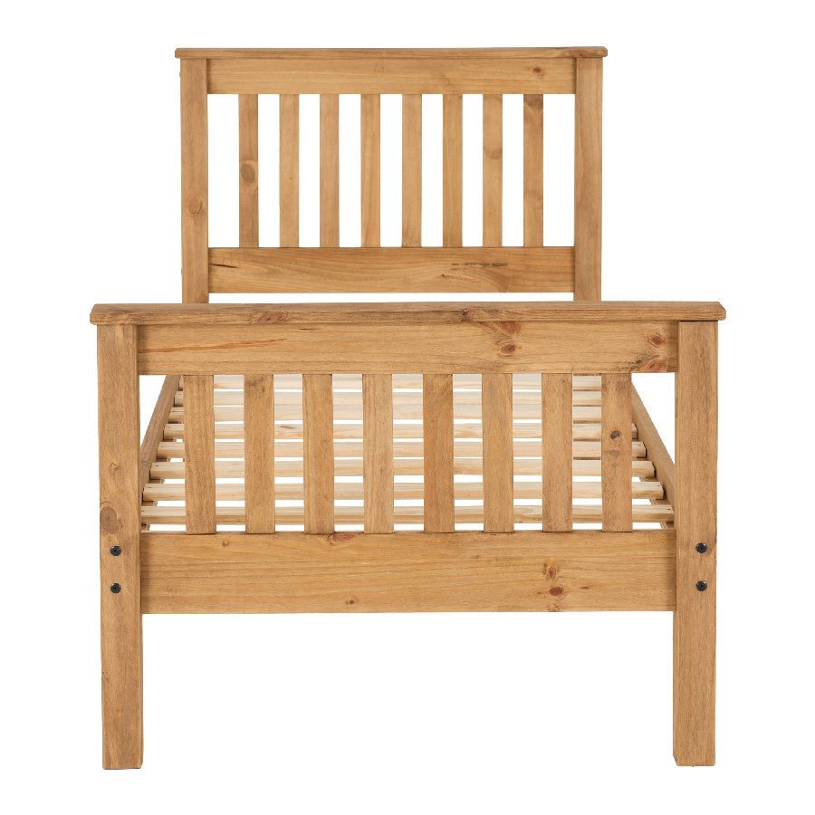 Monaco High Foot End Bed Frame - Seconique