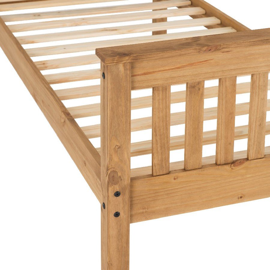 Monaco High Foot End Bed Frame - Seconique