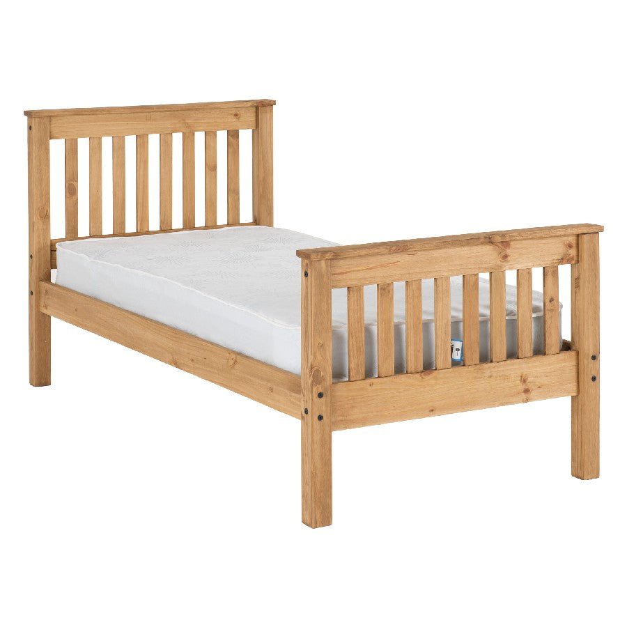 Monaco High Foot End Bed Frame - Seconique