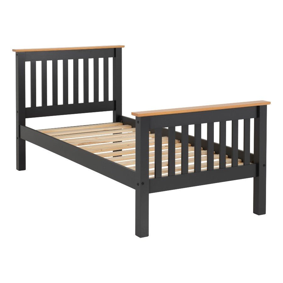 Monaco High Foot End Bed Frame - Seconique