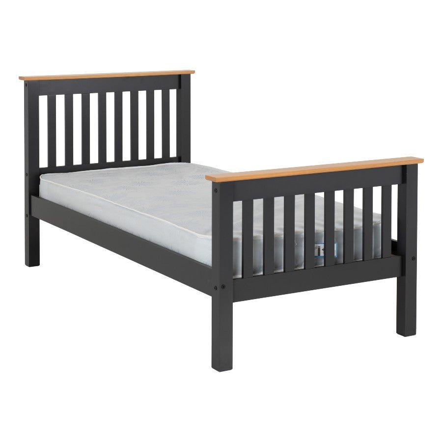 Monaco High Foot End Bed Frame - Seconique