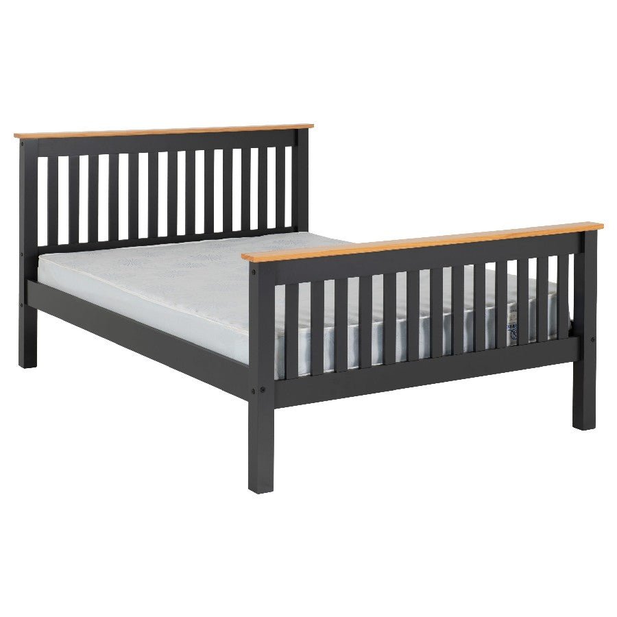 Monaco High Foot End Bed Frame - Seconique
