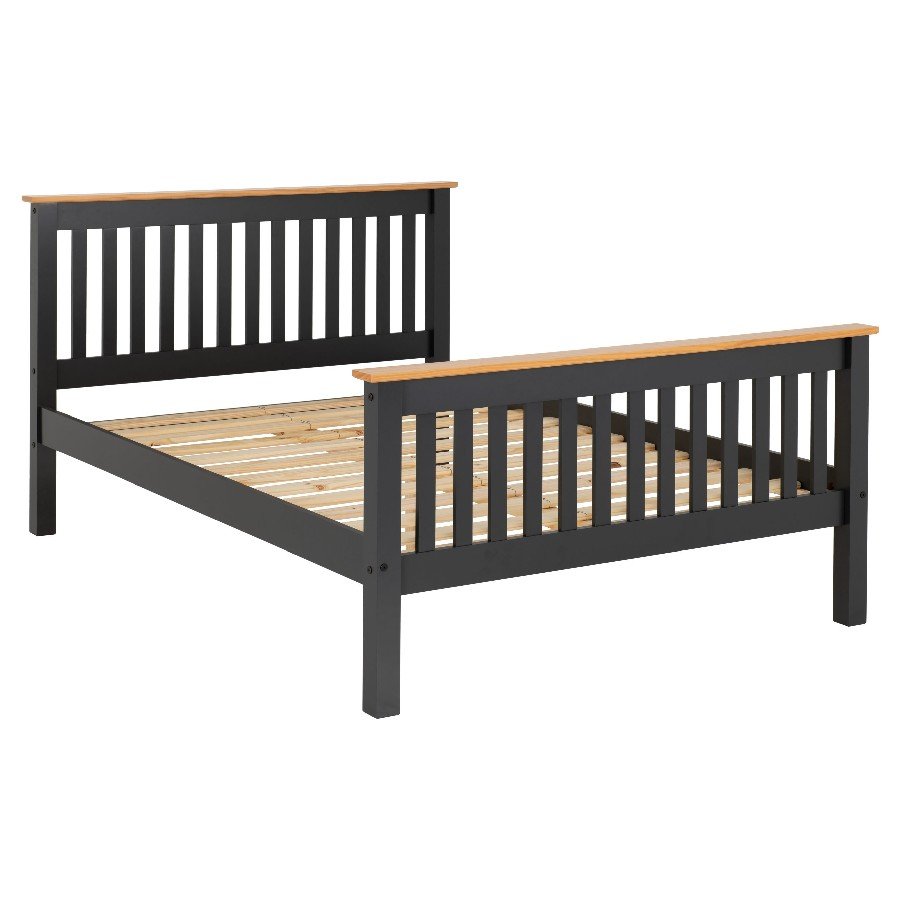 Monaco High Foot End Bed Frame - Seconique