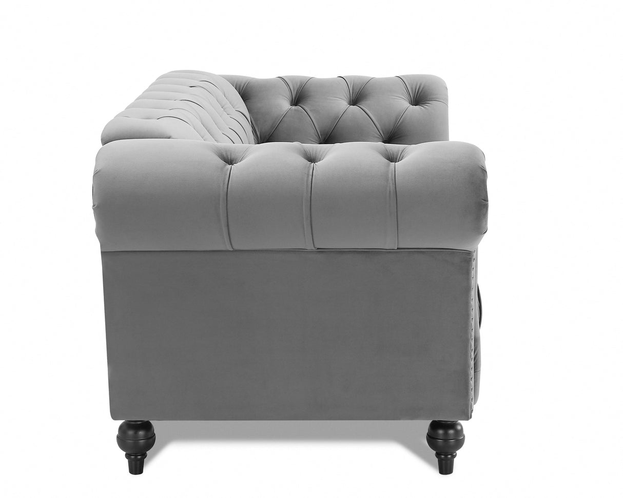 Monroe Curved Velvet 2 Seater Sofa - TGC