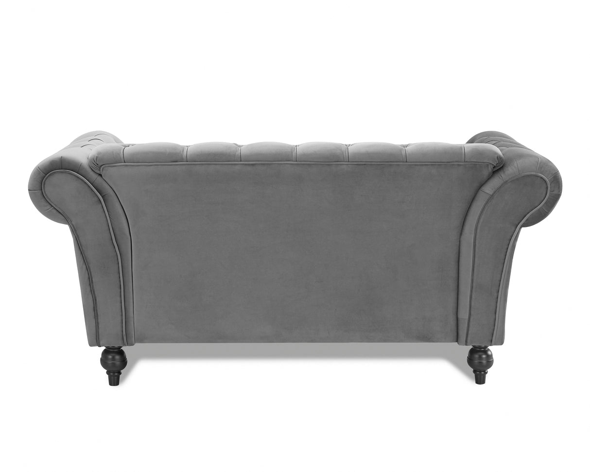 Monroe Curved Velvet 2 Seater Sofa - TGC