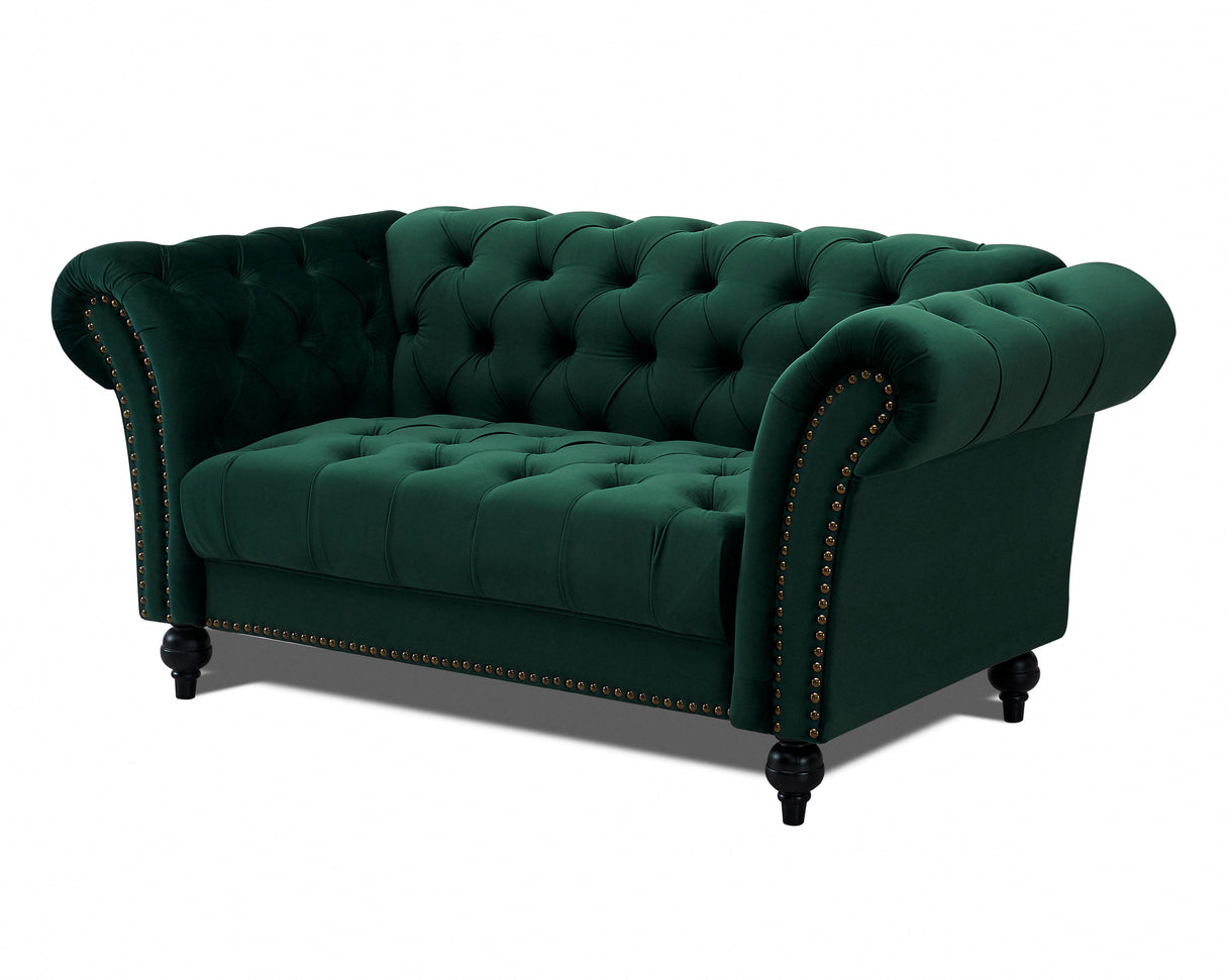 Monroe Curved Velvet 2 Seater Sofa - TGC