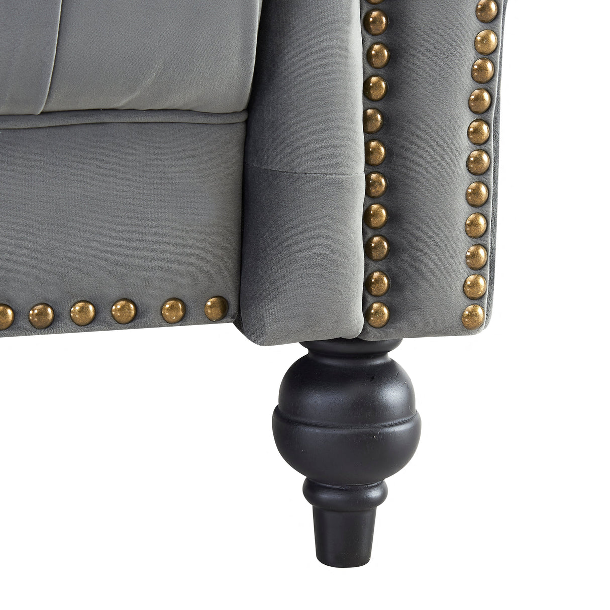 Monroe Curved Velvet 3 Seater Sofa - TGC