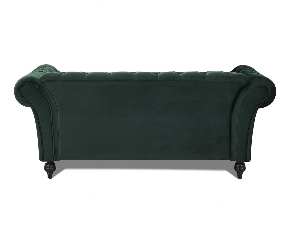 Monroe Curved Velvet 3 Seater Sofa - TGC