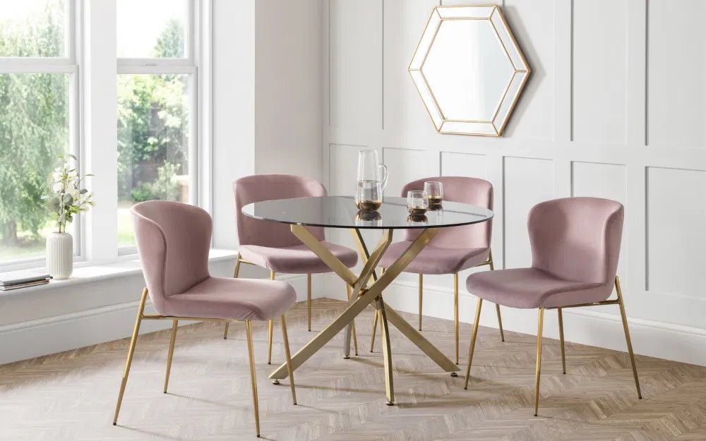 Montero Round Dining Table - Julian Bowen