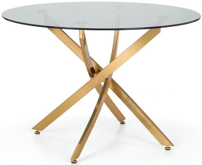Montero Round Table & 4 Delaunay Chairs - Julian Bowen