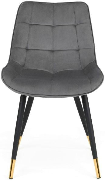 Montero Round Table & 4 Hadid Dining Chairs - Julian Bowen