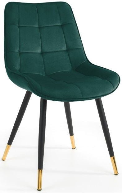 Montero Round Table & 4 Hadid Dining Chairs - Julian Bowen