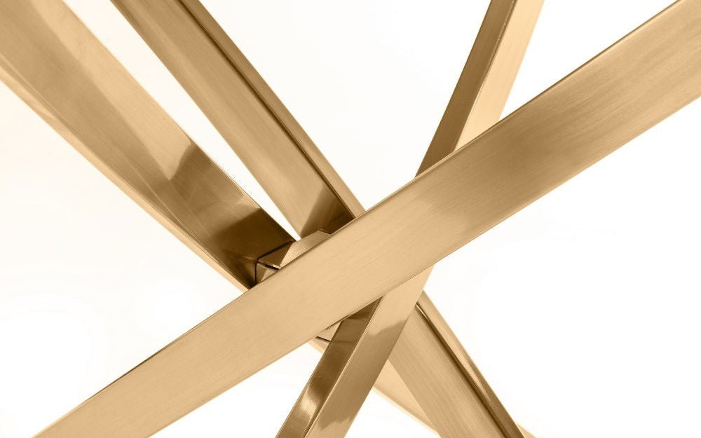 Montero Round Table & 4 Hadid Dining Chairs - Julian Bowen