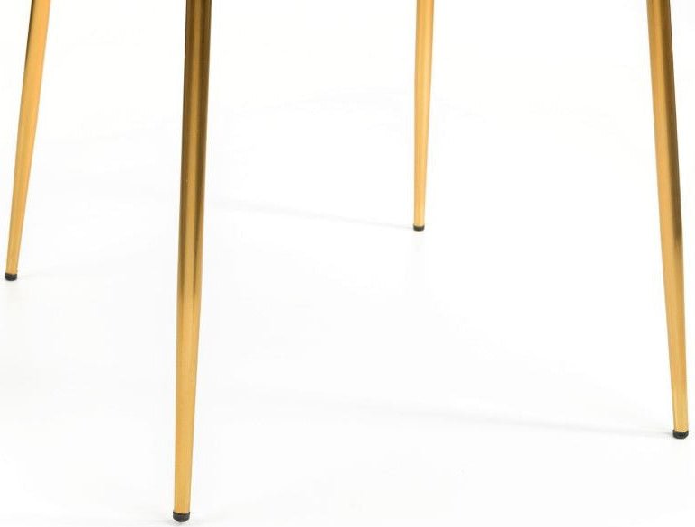 Montero Round Table & 4 Harper Chairs - Julian Bowen