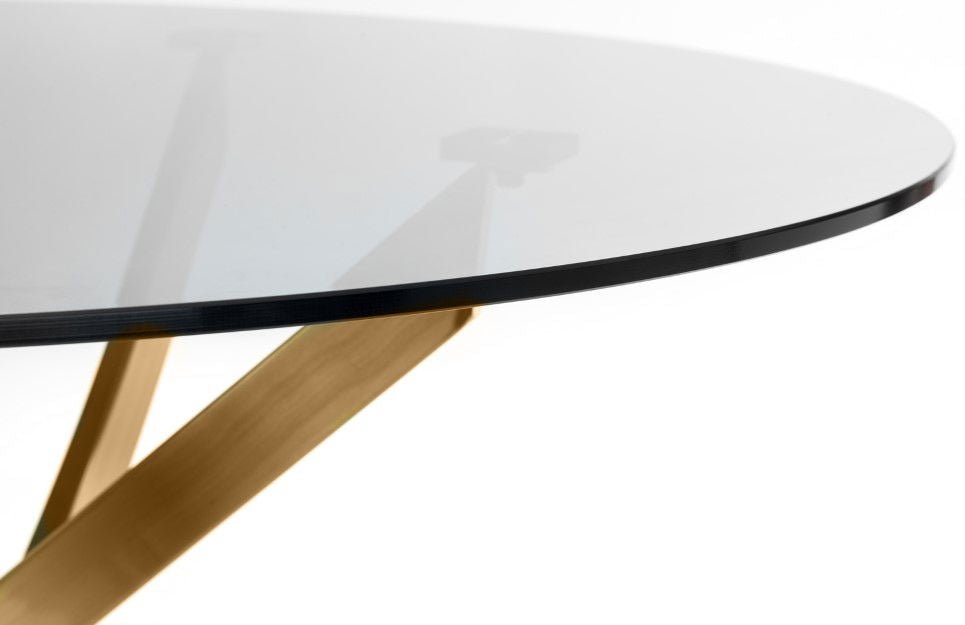 Montero Round Table & 4 Harper Chairs - Julian Bowen