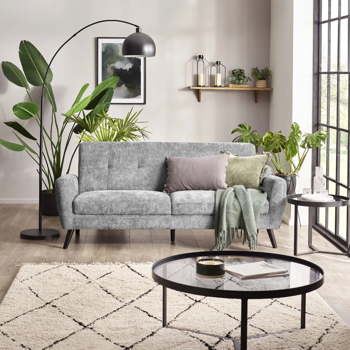 Monza 3 Seater Sofa - Julian Bowen