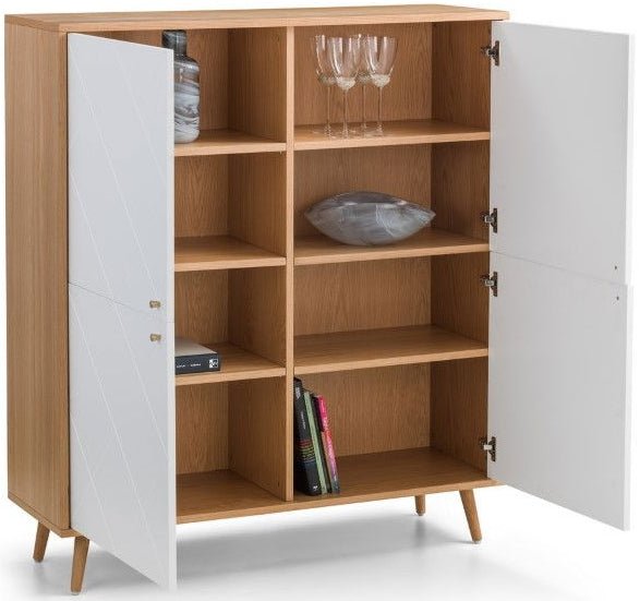 Moritz 4 Door Cabinet - Julian Bowen