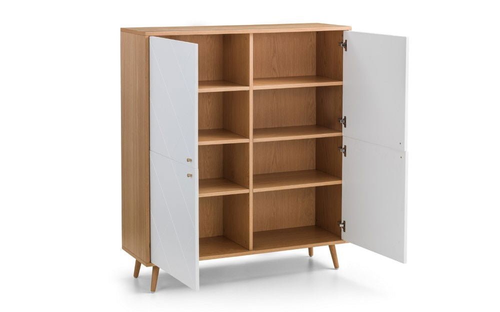 Moritz 4 Door Cabinet - Julian Bowen