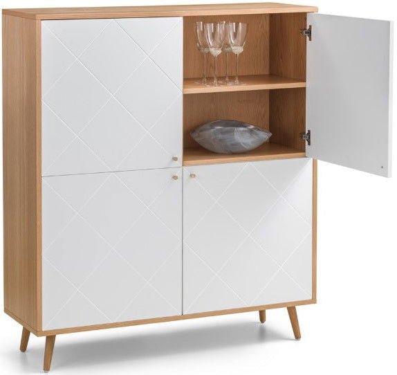 Moritz 4 Door Cabinet - Julian Bowen